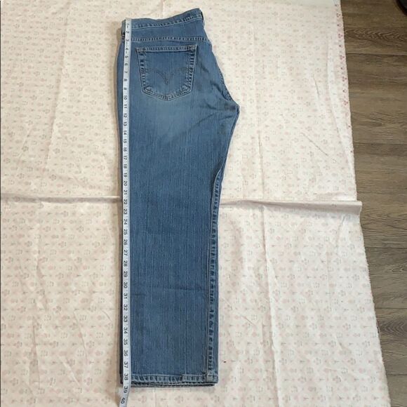 Levi's 505 Noveau Low Straight Jeans Size 14 - Picture 8 of 10